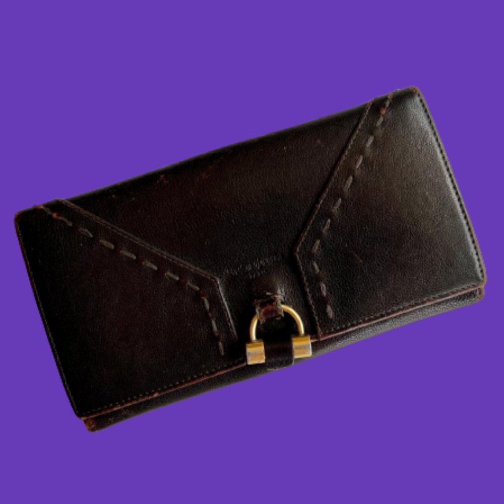 Yves Saint Laurent Vintage Leather Wallet.